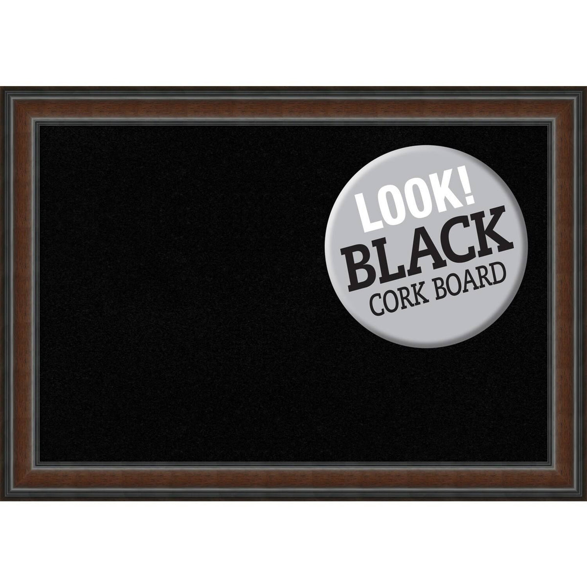 Cork Board Black, Medium S719956