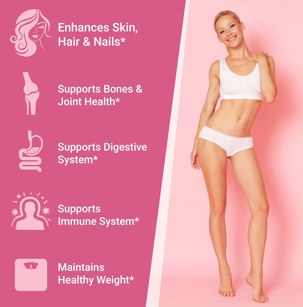 Hydrolyzed Collagen Peptides Powder, Grass-Fed, Types I & III, Unflavored, 35 Servings A743