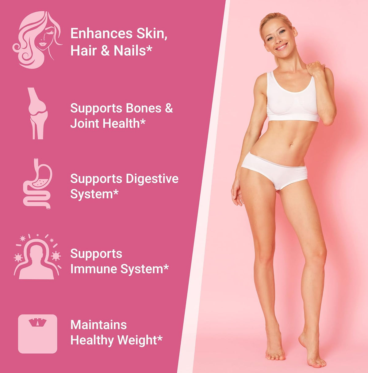 Hydrolyzed Collagen Peptides Powder, Grass-Fed, Types I & III, Unflavored, 35 Servings A743