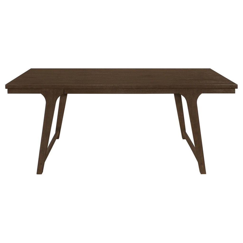 Brown 6 Seater Hardwood Dining Table U100031