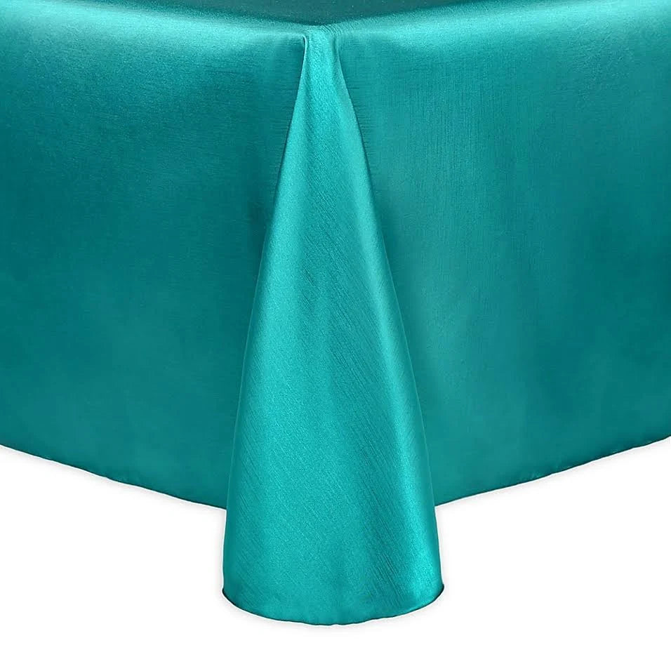 Caribbean Blue Oval Tablecloth A4381