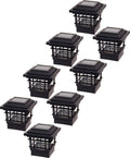8 Pack Solar Post Cap Lights Y533