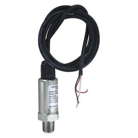 Industrial Pressure Transmitter, 0-15 PSIA, 3' Cable K761618