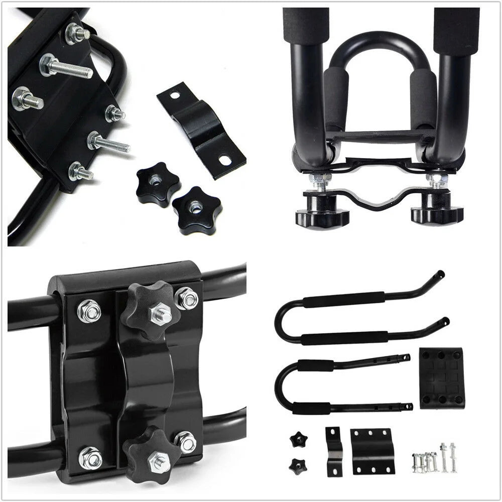 2 Pair Canoe Boat Kayak Roof Rack Carrier J Cross Bar Z2137