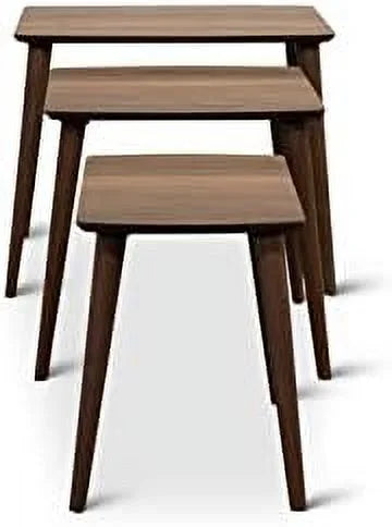 Wood Nesting Tables Set of 3 M2977