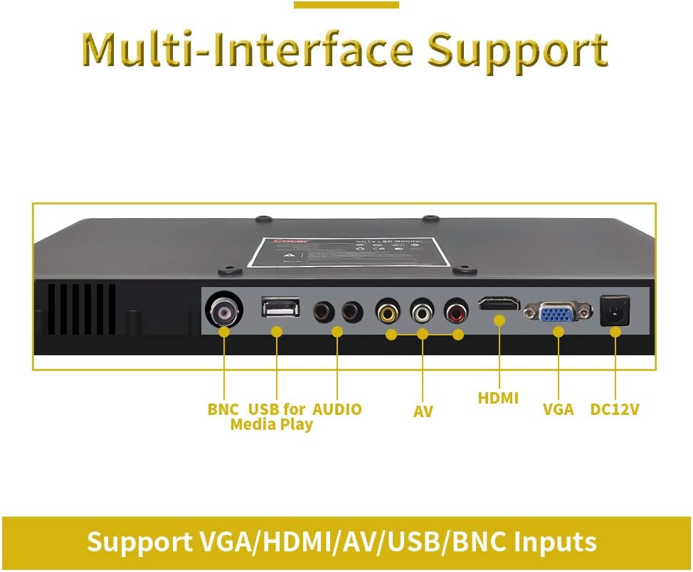 19 inch Security Monitor with BNC/VGA/HDMI R58227