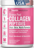 Hydrolyzed Collagen Peptides Powder, Grass-Fed, Types I & III, Unflavored, 35 Servings A743
