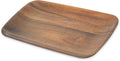 Woodgrain Rectangular Melamine Tray - 12/Case U331