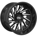 20x12 8x170 Black Milled Wheel R86441