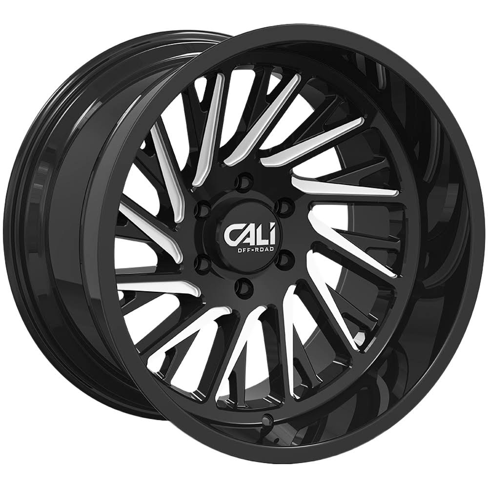20x12 8x170 Black Milled Wheel R86441