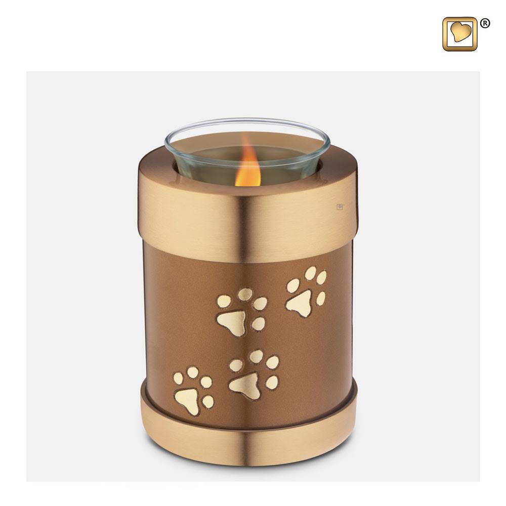 Bronze Tealight Candle Urn V914