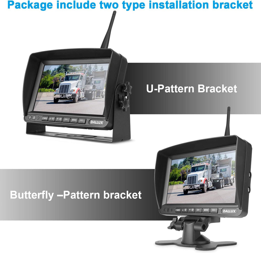 Digital Wireless Backup Camera, Waterproof Night Vision Rearview Camera O235860
