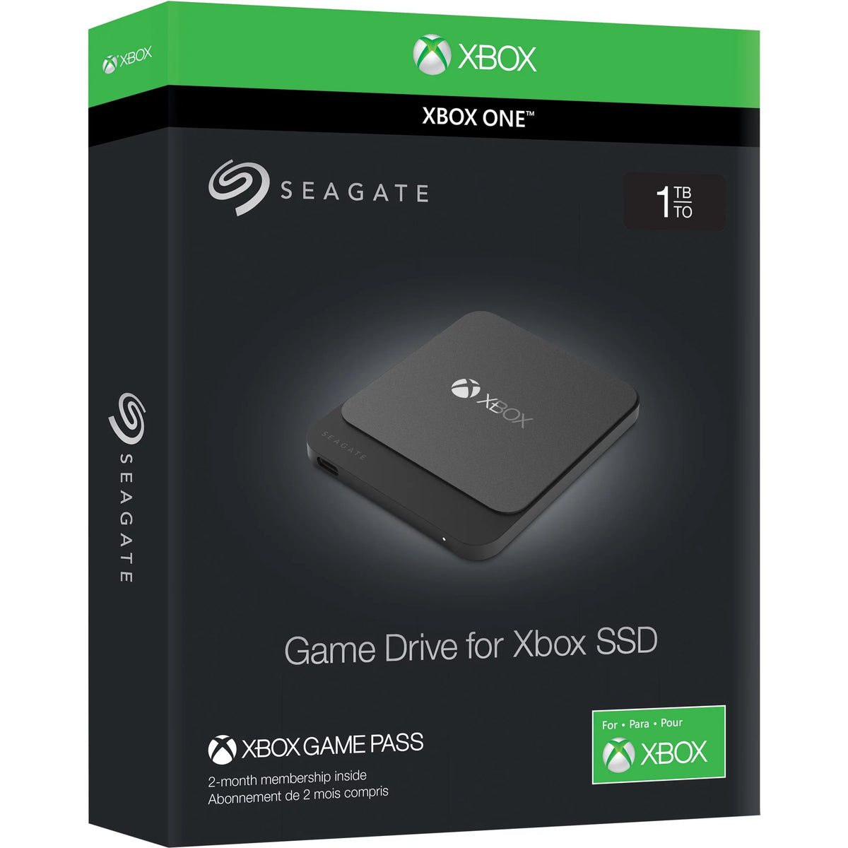 1TB External Solid State Drive USB 3.0 Black K269485