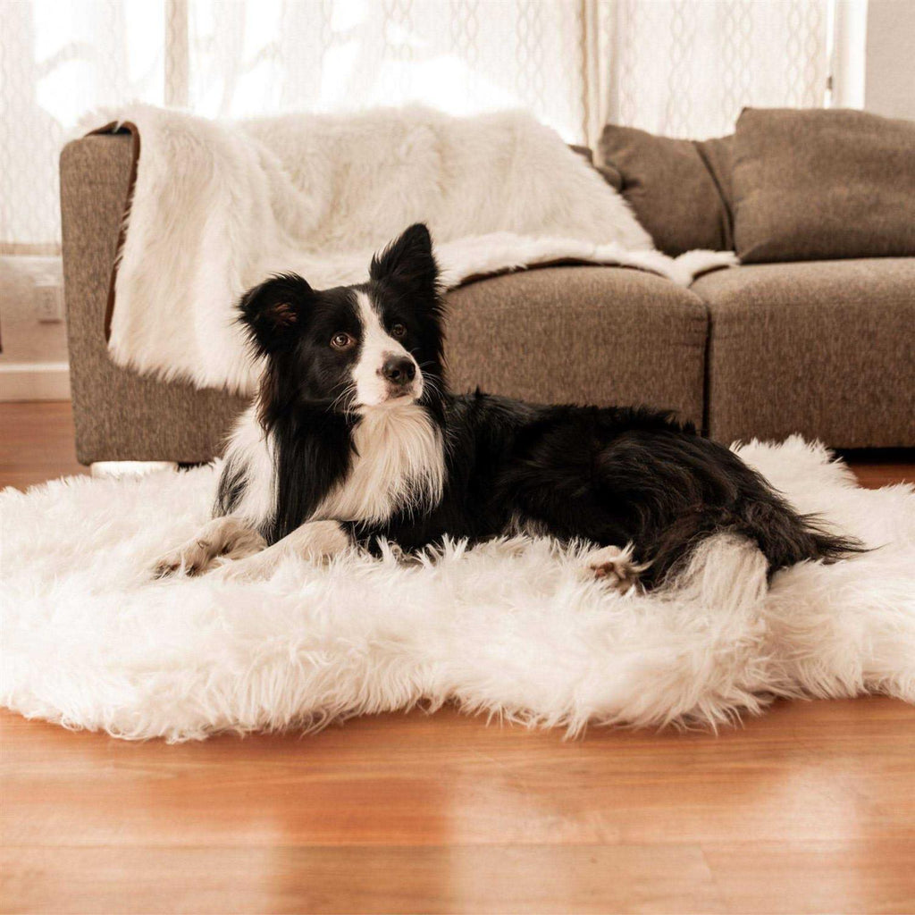 Faux Fur Orthopedic Dog Bed X72676