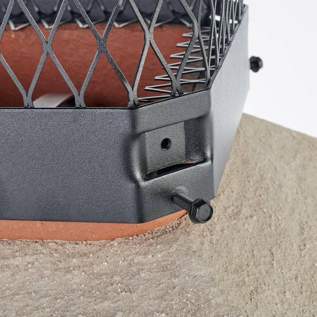 Black Galvanized Steel Single Flue Chimney Cap G58191