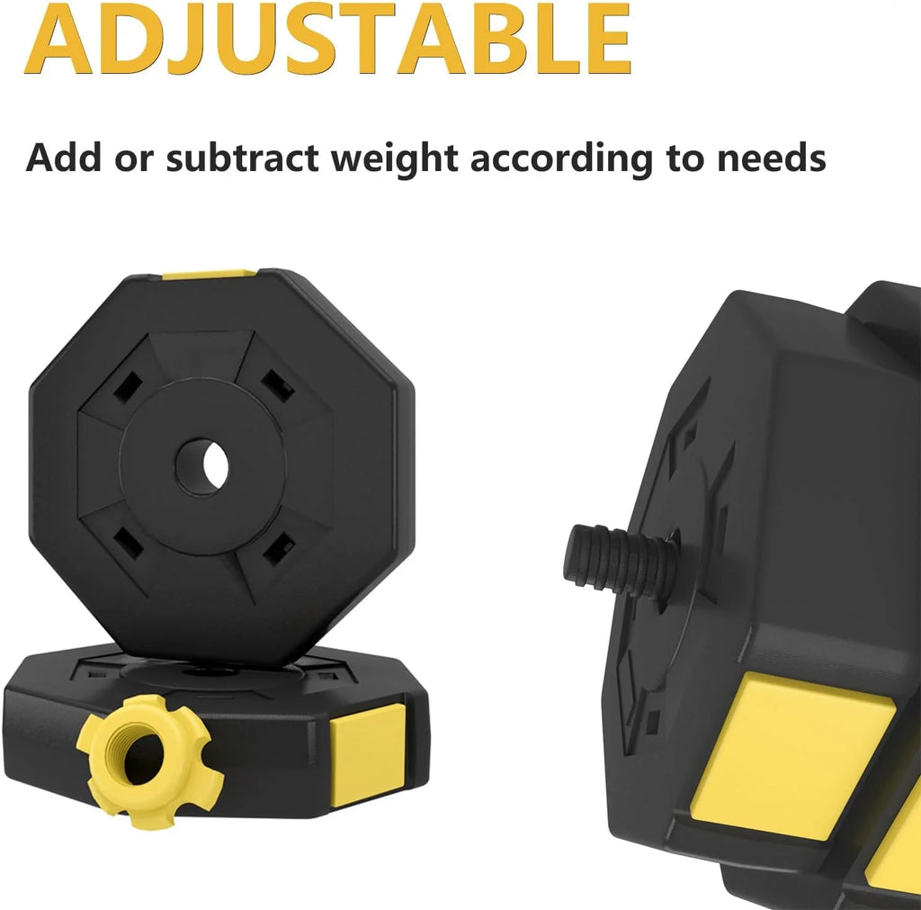 Adjustable Dumbbells Set 55LB 66LB 3 in 1 J4178