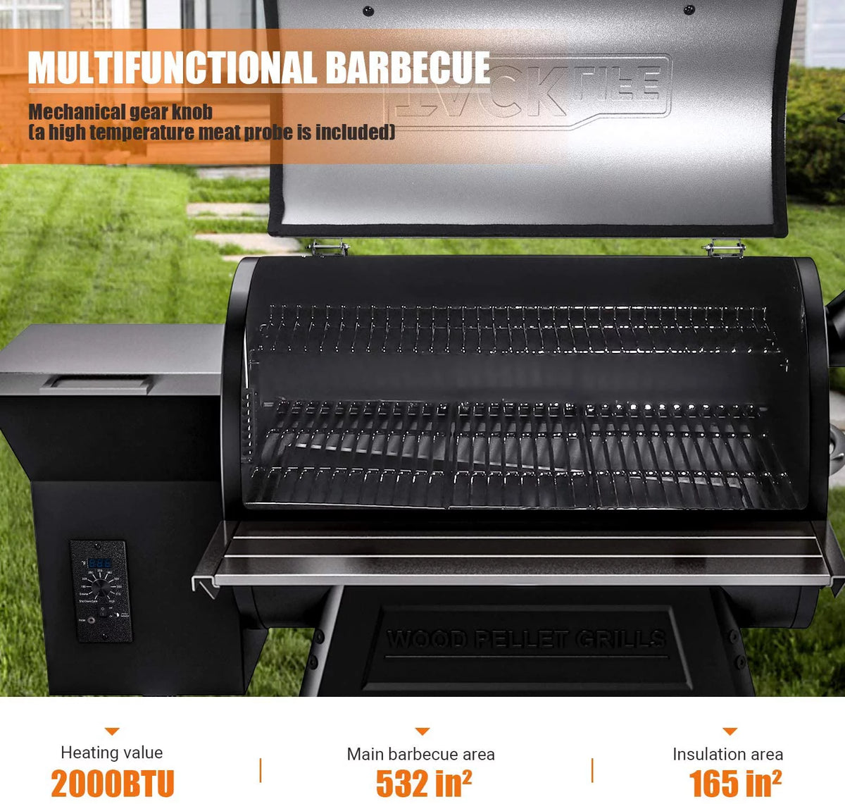 20000BTU 8-in-1 BBQ Grill B92879