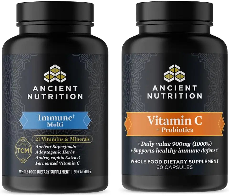 90 Count + Vitamin C + Probiotics Capsules, 60 Count G9049