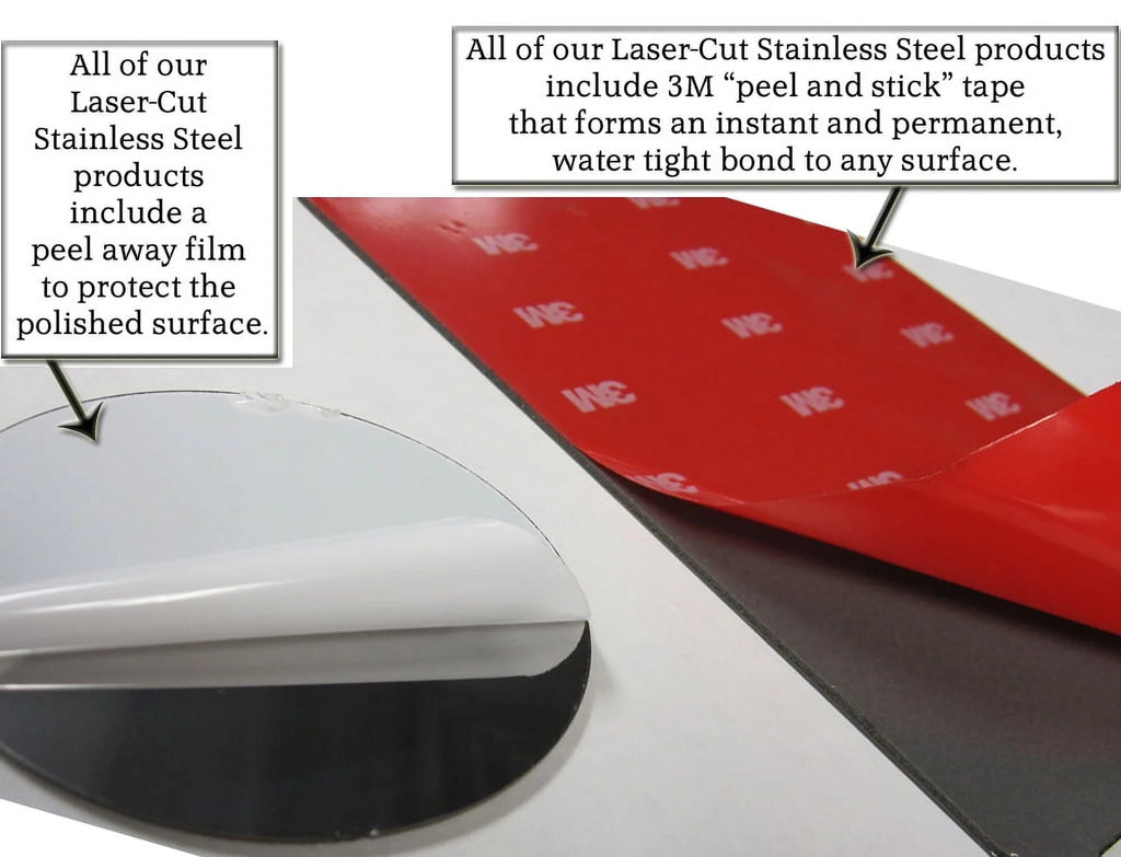 Stainless Steel Tailgate Accent 2Pc U4490