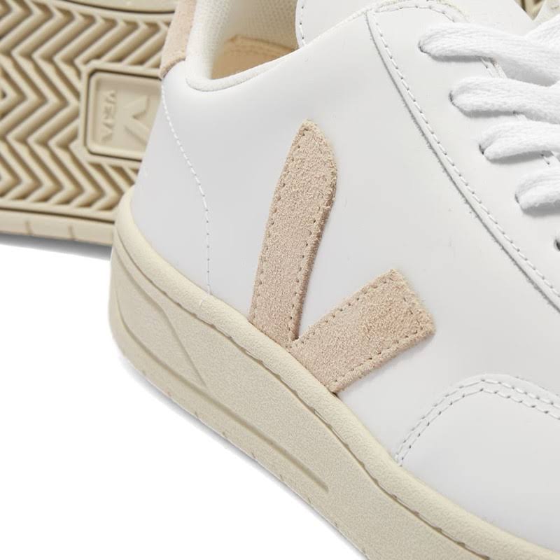 White Sable Leather Sneakers S276391