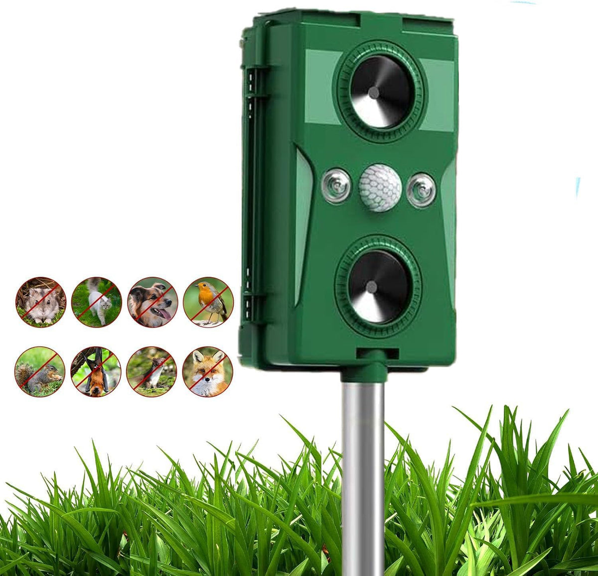 Solar Ultrasonic Repellent Waterproof with Motion Detector S9956