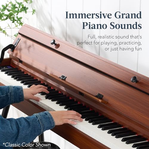 Natural Weighted Full Size Digital Piano with Metal Legs O1481