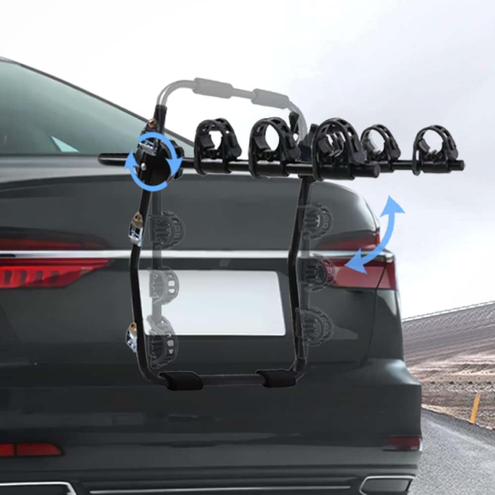 3 Bike Trunk Mount Bike Rack for Cars U941505