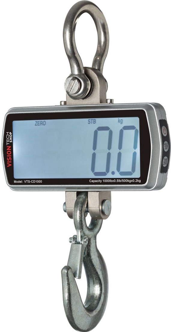 500lb 200kg Digital Hanging Scale LCD Display R85986