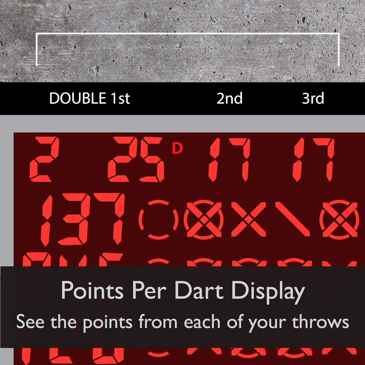 Electronic Dartboard with Darts and Extra Tips I315164
