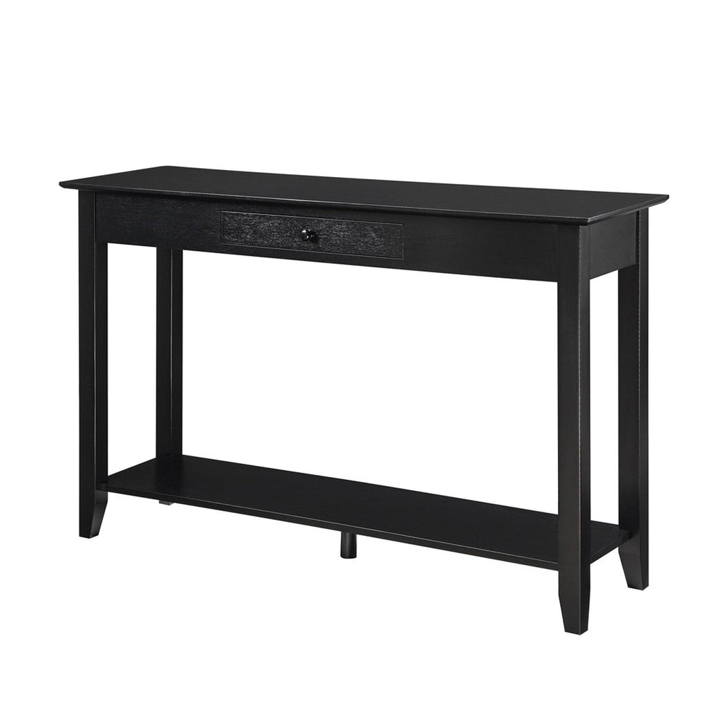 Cherry Single-Drawer Console Table W370