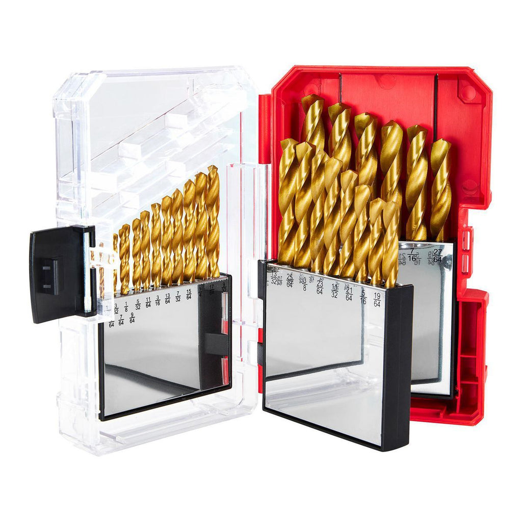 Titanium High-Speed Steel Drill Bit Set, 29-Piece K394839