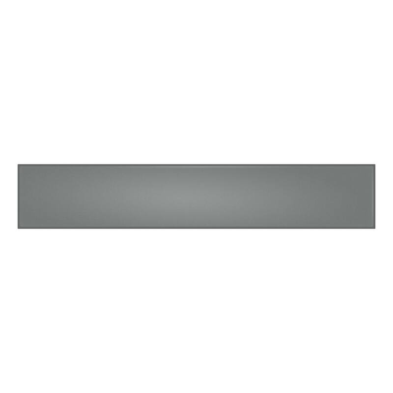 Matte Grey Glass Middle Panel for 4-Door French Door Refrigerator W522