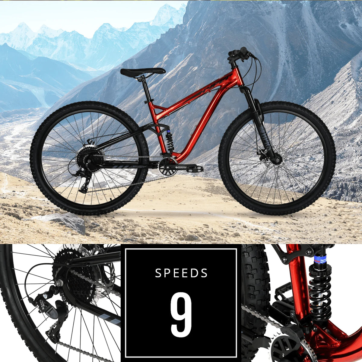 29 Dual Suspension Mountain Bike T833