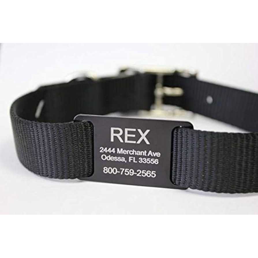 Slide-On Pet ID Tag Collar Tag F6005