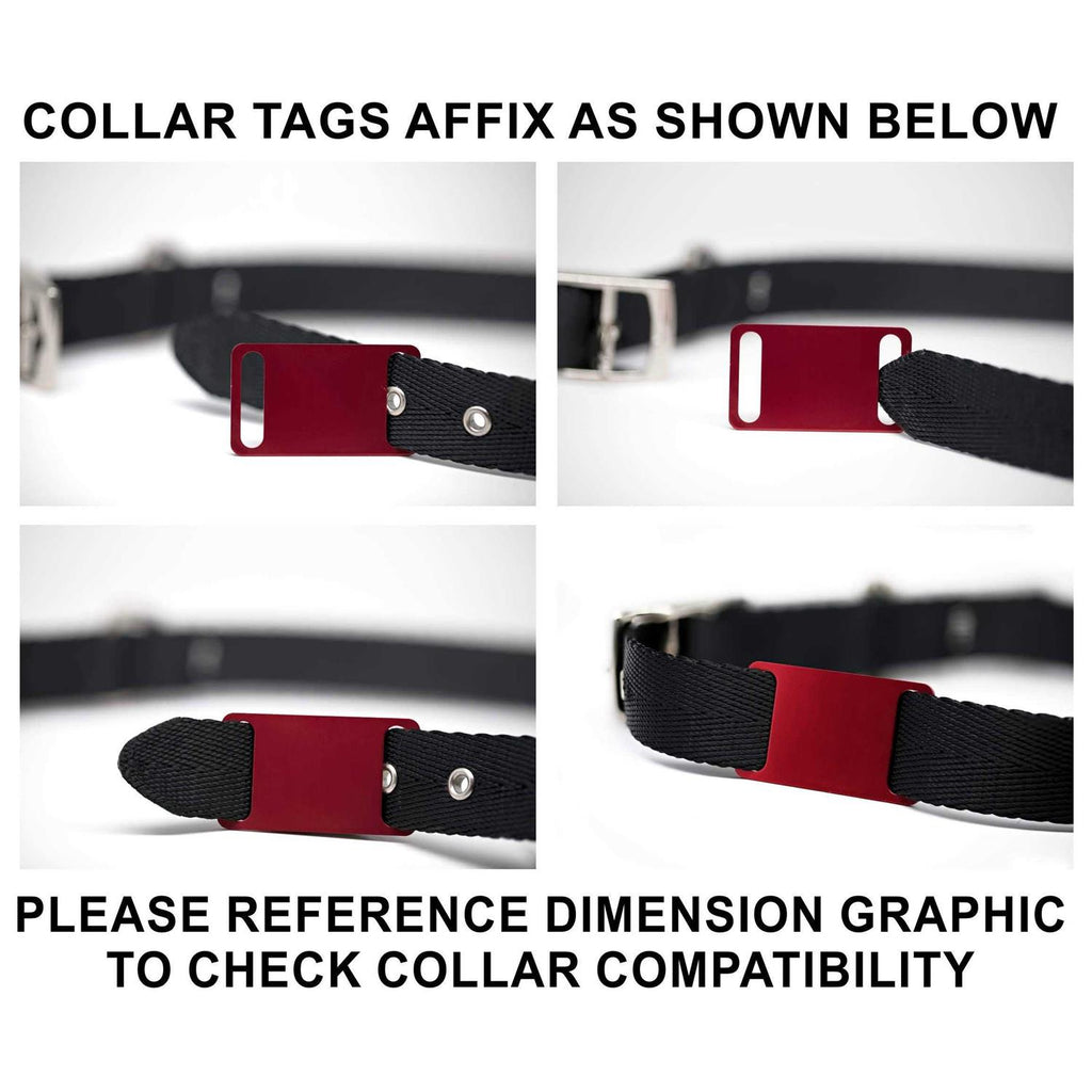 Slide-On Pet ID Tag Collar Tag F6005