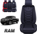 Black Faux Leather Custom Fit Seat Cover for RAM Pick-up Truck M110587
