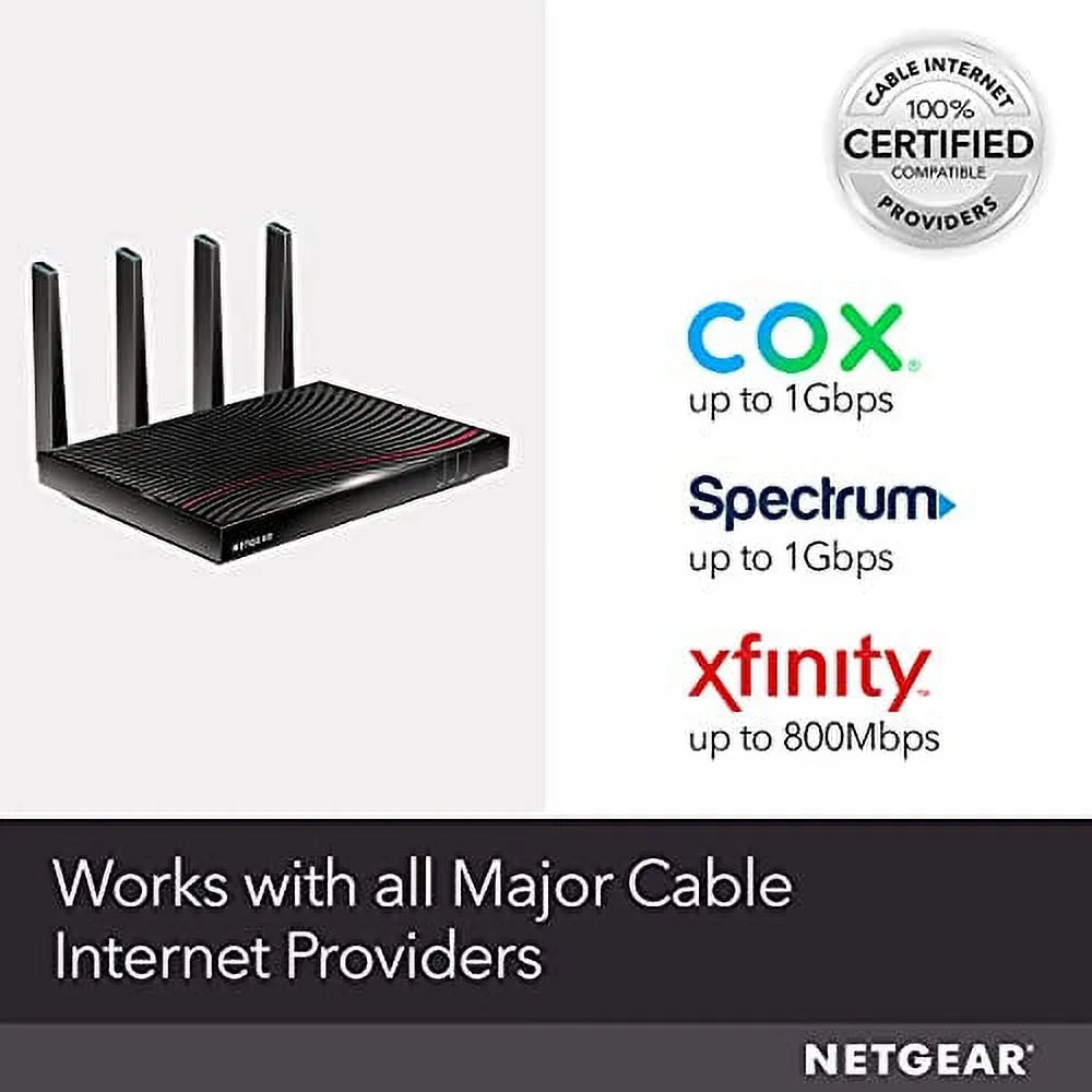 Cable Modem WiFi Router Combo AC3200 DOCSIS 3.1 D518