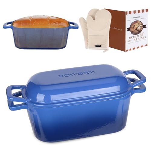 3.6QT Oval Enameled Cast Iron Dutch Oven with Lid K967223