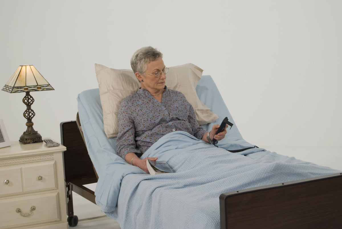 Full Electric Bed with Half Rails J3079