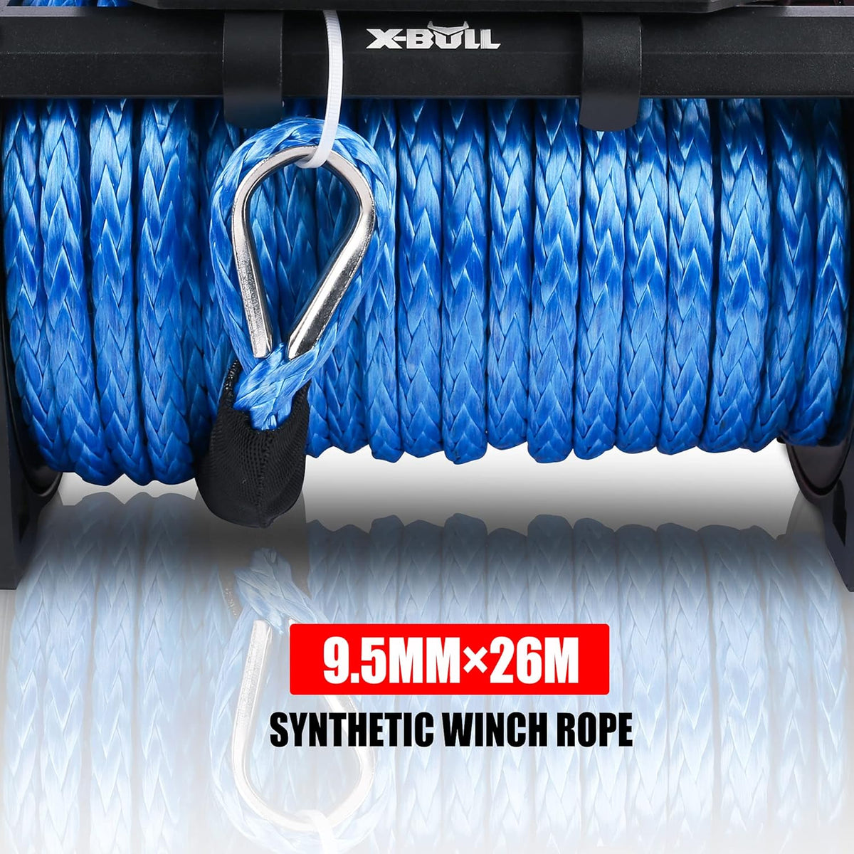 Blue 12000 lb Electric Winch Kit with Wireless Remote G331