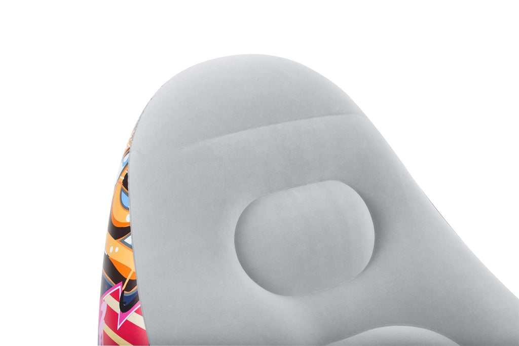 Inflatable Floor Chair with Foot Stool U3874