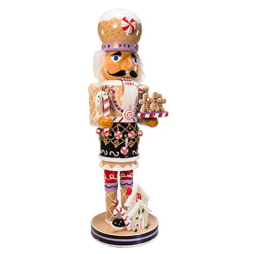 16-Inch Wooden Gingerbread Christmas Nutcracker Z632