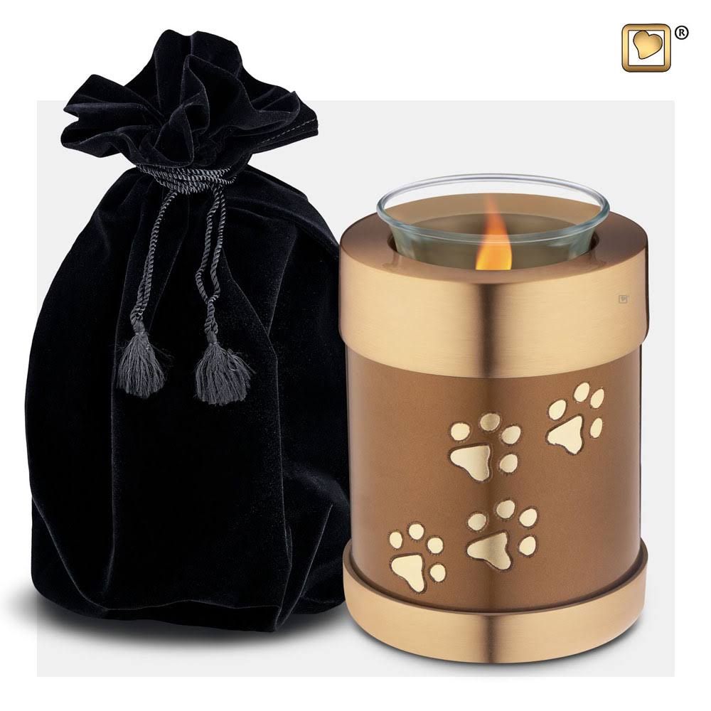 Bronze Tealight Candle Urn V914