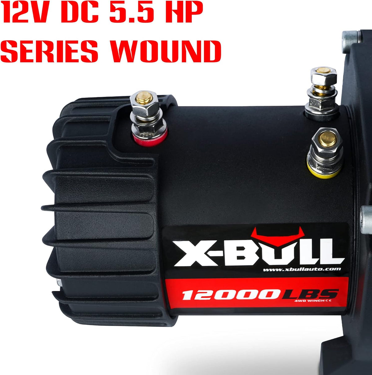 Blue 12000 lb Electric Winch Kit with Wireless Remote G331