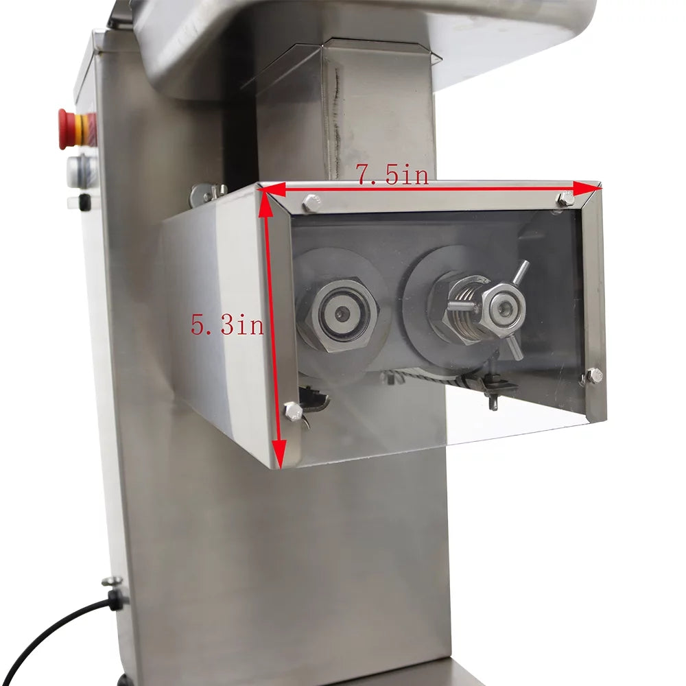 Stainless Electric Meat Slicer with 8mm Blade Z779332