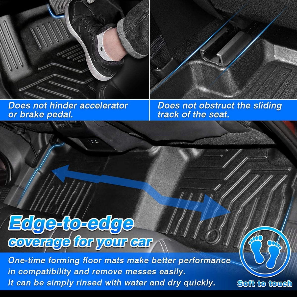 Custom Fit All Weather Floor Mats TPE P14236