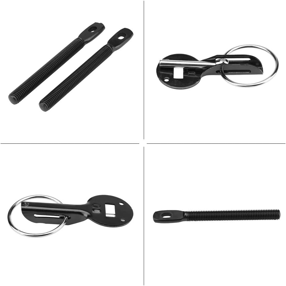Universal Aluminum Hood Lock Pin Kit Pack of 2 U696
