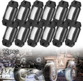 White 12PCS LED Rock Lights N476