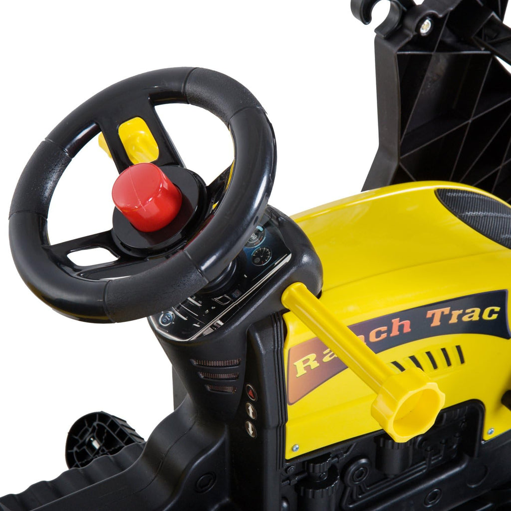 Ride-On Kids Bulldozer Toy with Dirt Bucket I433