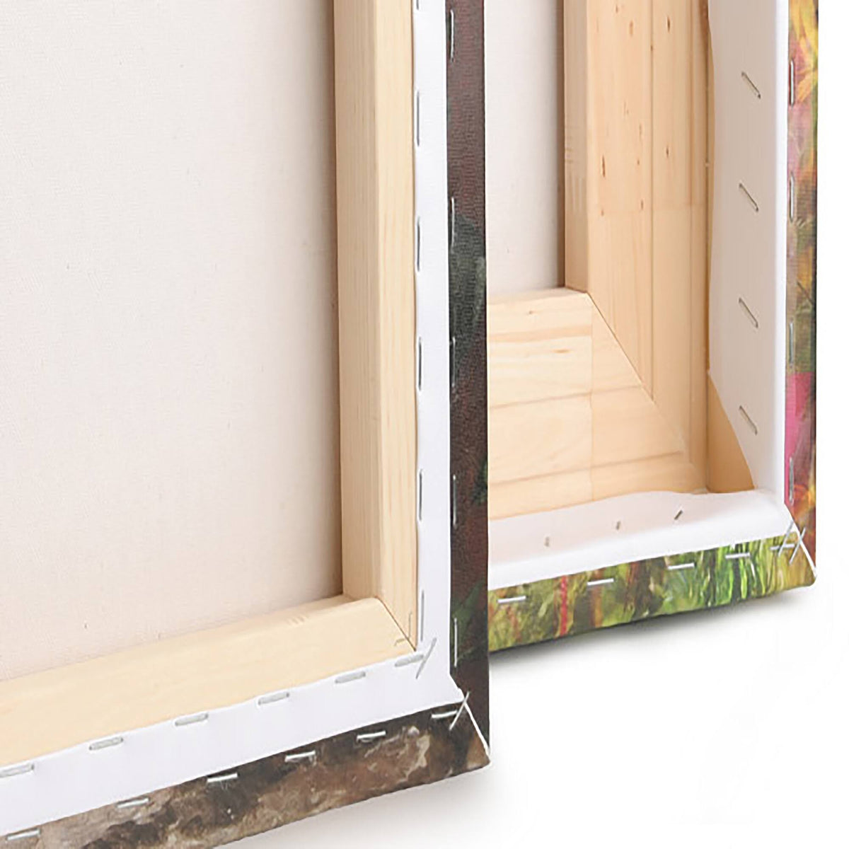 Beige Cityscape Watercolor Canvas Print L201378